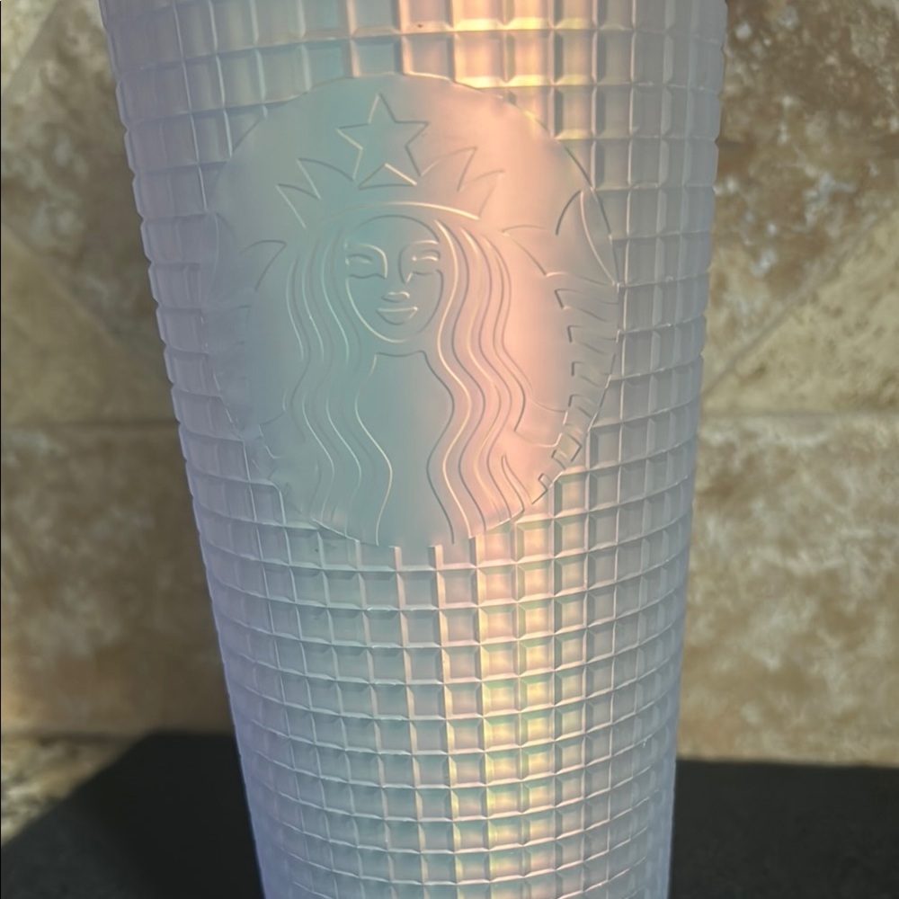 Starbucks Holographic Grid Tumbler